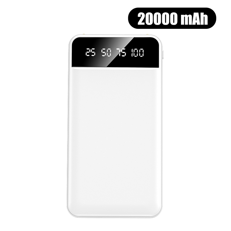 50000 mAh Power Bank Dubbele USB-uitgang Snel opladen Led-display Externe batterij 5 v / 2a Verwarmingsjas Lichtgewicht batterij: legergroen