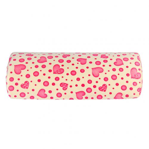 Heart Removable Soft Nail Art Hand Cushion Pillow Arm Rest Support Manicure Tool: Yellow