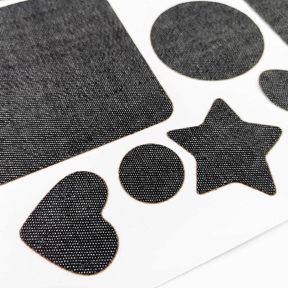 Parches de tela vaquera autoadhesivos para ropa, parches de tela vaquera para reparación de ropa, pegatinas de pantalones, apliques de insignias DIY