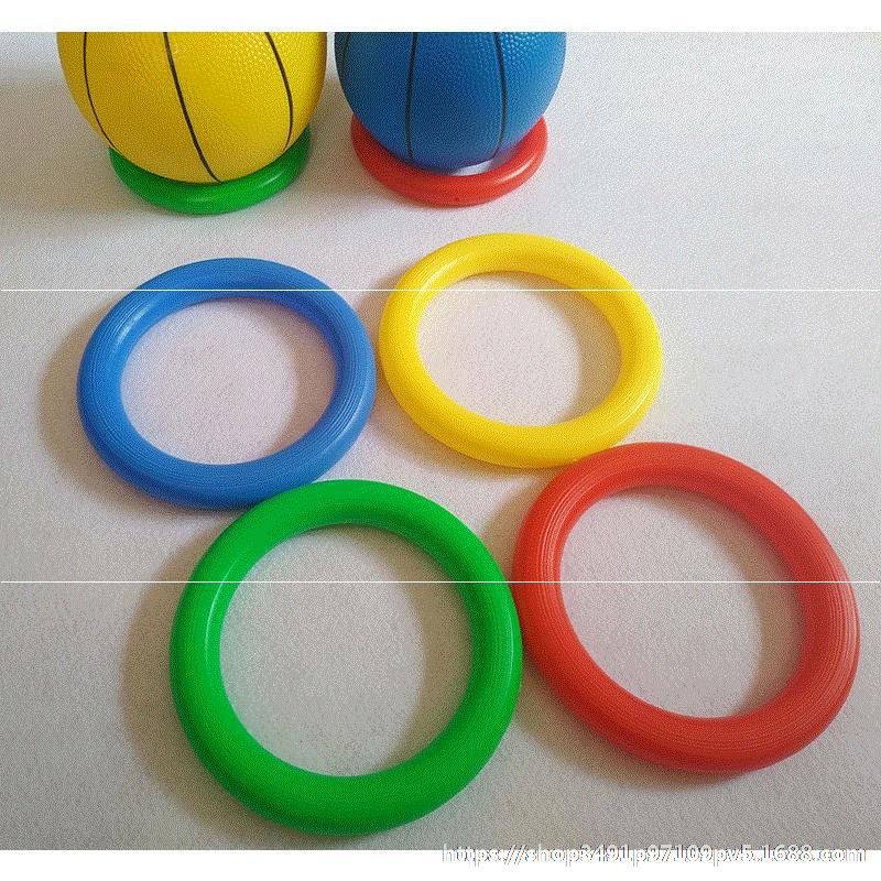 Vandmelon gymnastik ring cirkel fast basketball pad piedestal ring legetøj frugt placeret kaste cirklen tavs kaste plast