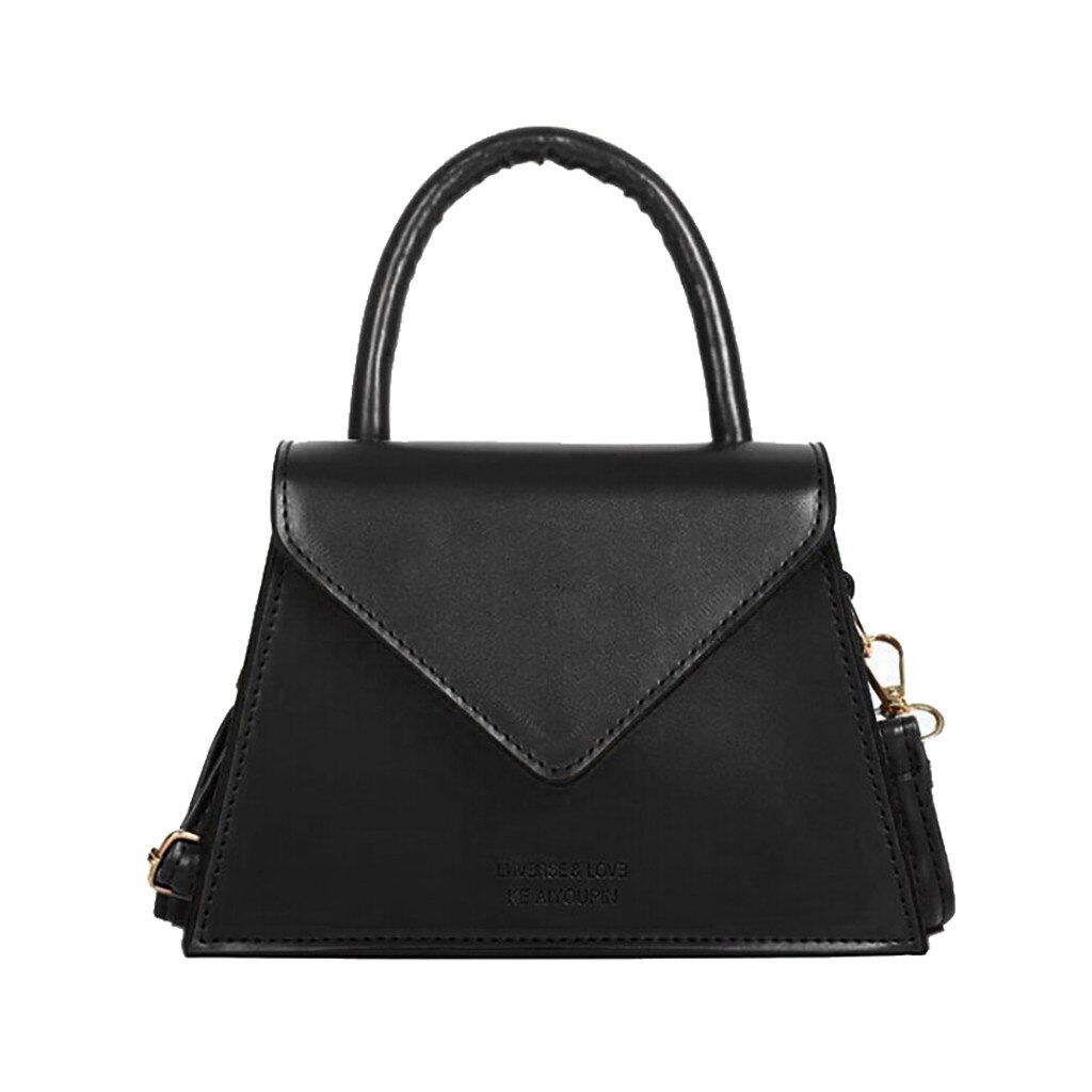 Vrouwen Schoudertas Mode Taille Tas Toevallige Mini Vierkante Zak Tassen Messenger Bags Sac Bandoulière Femme # Jsw: Black 