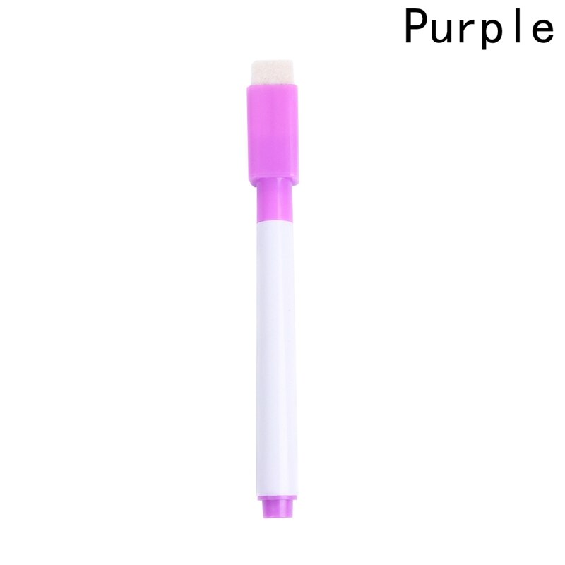 2 stuks/set merk magnetische whiteboard stiften uitwisbare whiteboard markers magneet ingebouwde gum kantoor schoolbenodigdheden: Pp