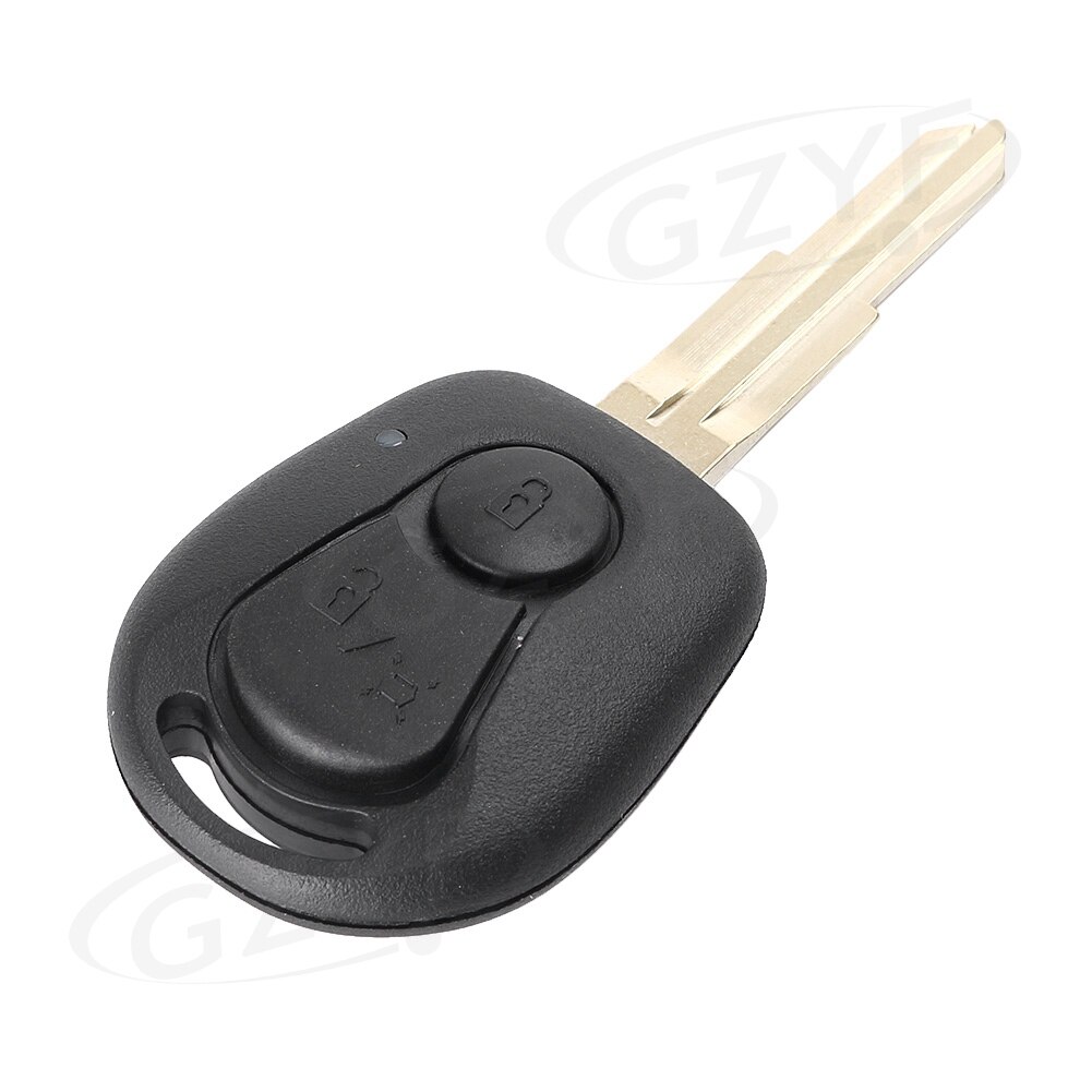 2 knappar ersättande yttre skal nyckelfodral  pg190 fjärrnyckel skal för ssangyong actyon / kyron / rexton