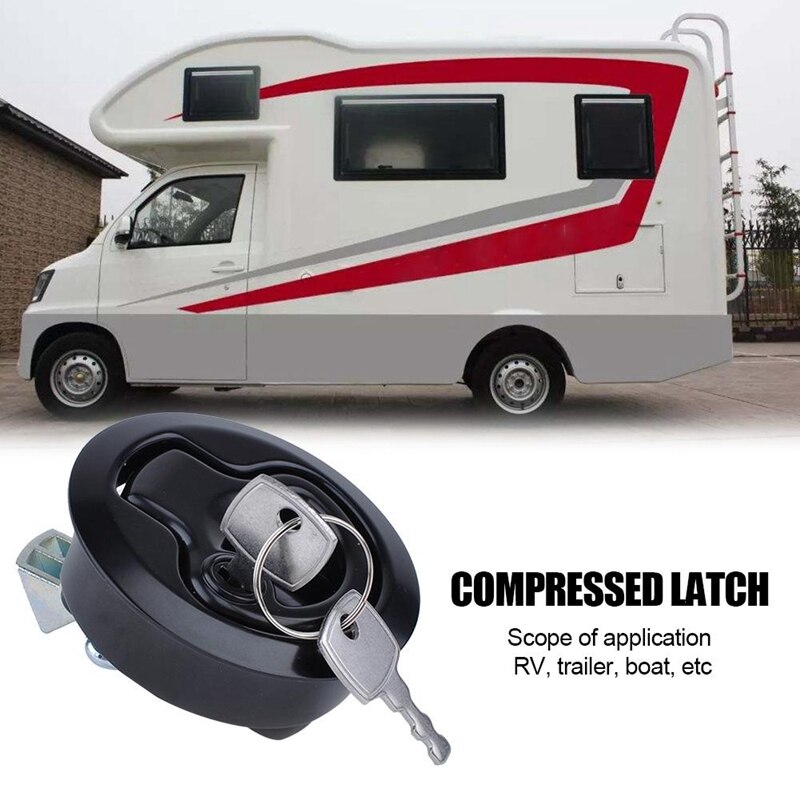Compression Latch Accessories Tool Box Locks Slam Latch Cabinet Luggage Compressed for RV Camper Trailer RV Door Latch Lock