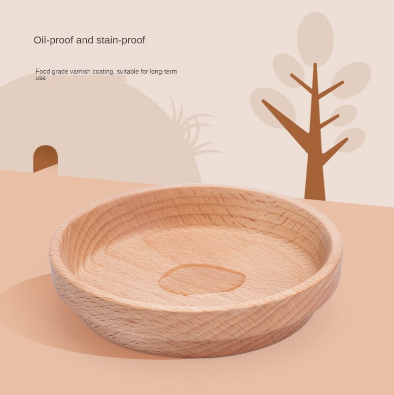 Bol en hêtre naturel pour Hamster, bol d&#39;alimentation pour petits animaux, plat de nourriture pour Hamster, Rat nain, Chipmunk, accessoires