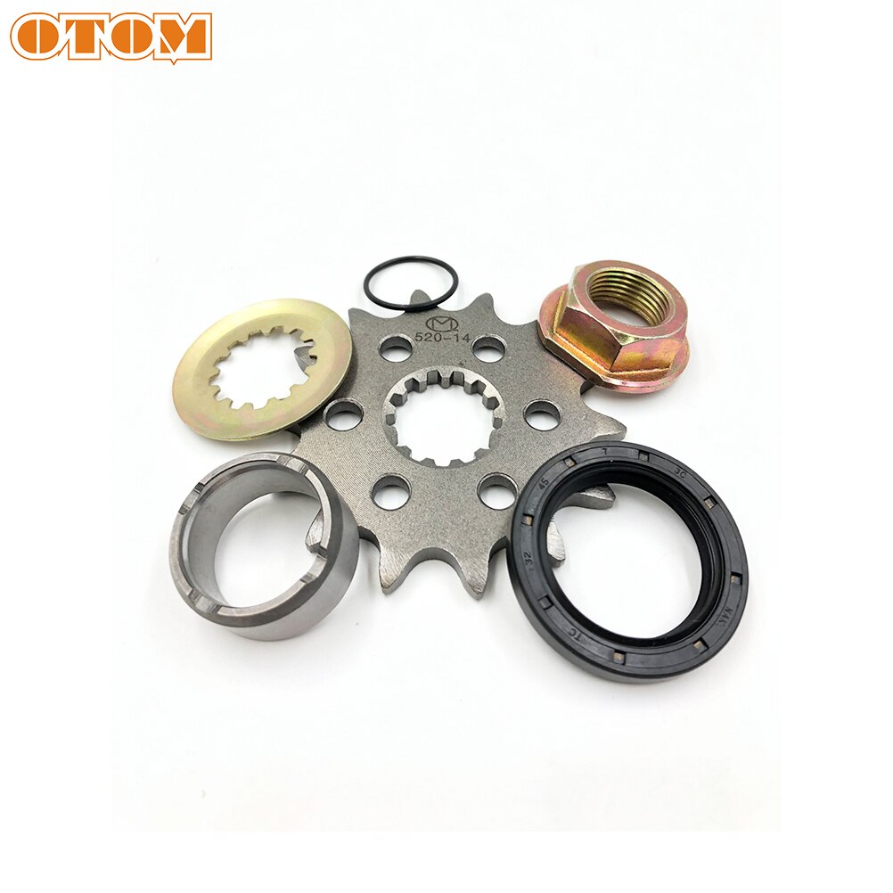 OTOM-retenedor de piñón pequeño completo para motocicleta, Kit de sello de aceite para KAWASAKI, KLX300, LONCIN, VOGE300