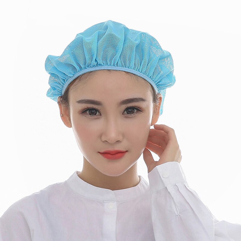 Mesh Chef Hat Reusable Kitchen Restaurant Hotel Bakery Hat Chef Uniform Catering Cooking Cap Workshop Cap Waiter Hat