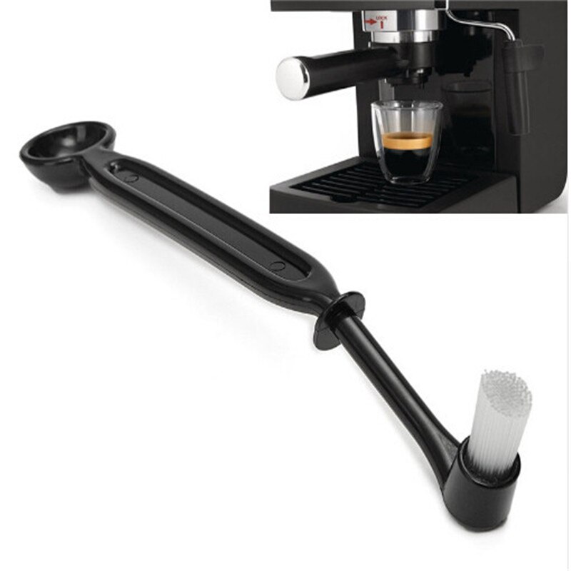 Zwart Nylon Koffiezetapparaat Borstel Espresso Grinder Machine Groep Hoofd Keuken Borstel Borstel Lepel Thuis Onderdelen