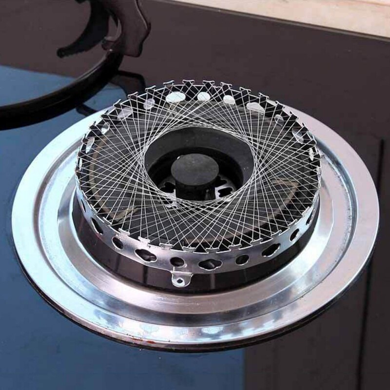 Cocina de Gas, estufa de Gas, antorcha, Red de acero inoxidable, a prueba de viento, ahorro de energía, carcasa circular, malla, accesorios de cocina