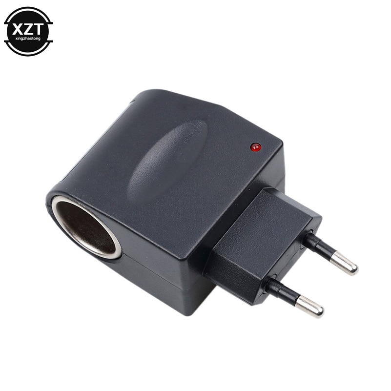 Auto Sigarettenaansteker Stopcontact Plug Adapter Converter 220V AC naar 12V DC EU US Plug