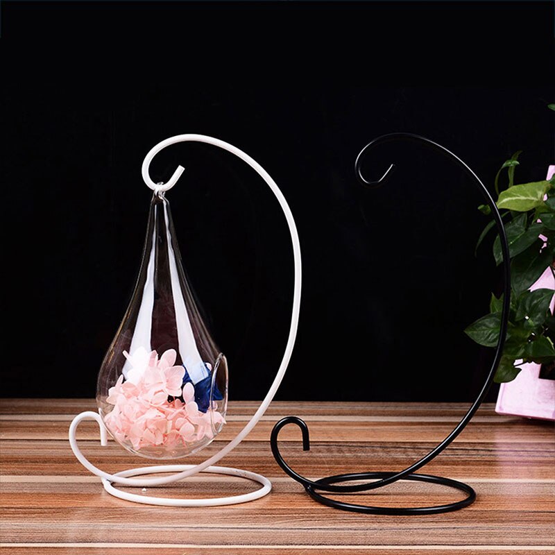 Bord glas hængende vase vandformet planter flaske væg glas vase terrarium gård have boligindretning klar dekoration vaser