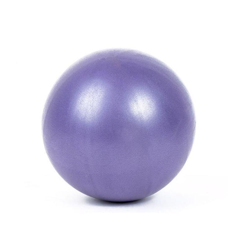 25cm Fitness Yoga Ball Explosion-proof Fitness Pilates Ball Balance Training Exercise Indoor Ball Frosted Yoga H8d4: Beige