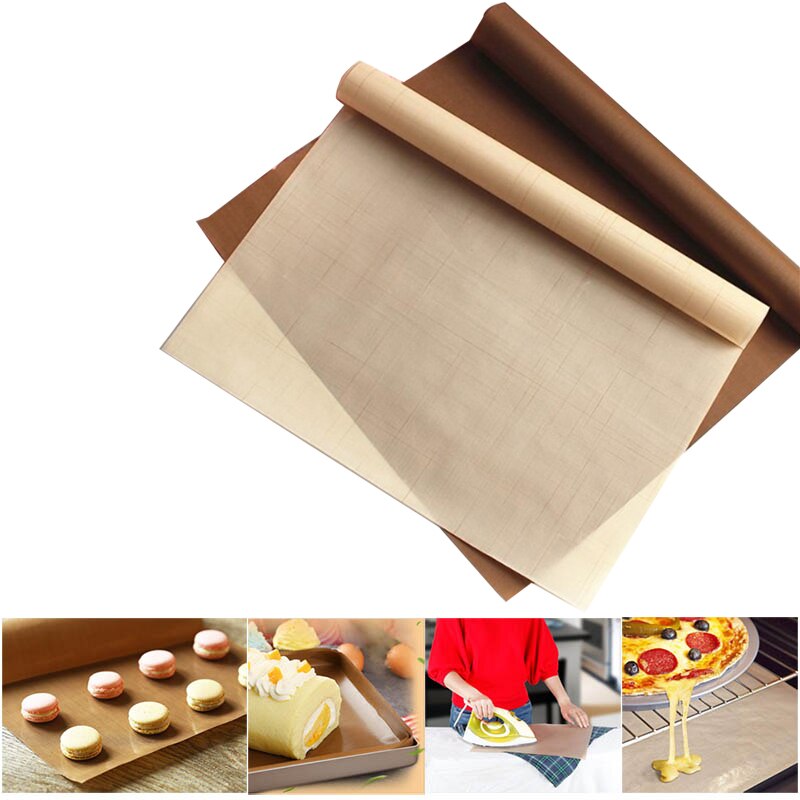 Papel de horno antiadherente reutilizable, resistente a altas temperaturas, almohadilla para hornear alfombrilla