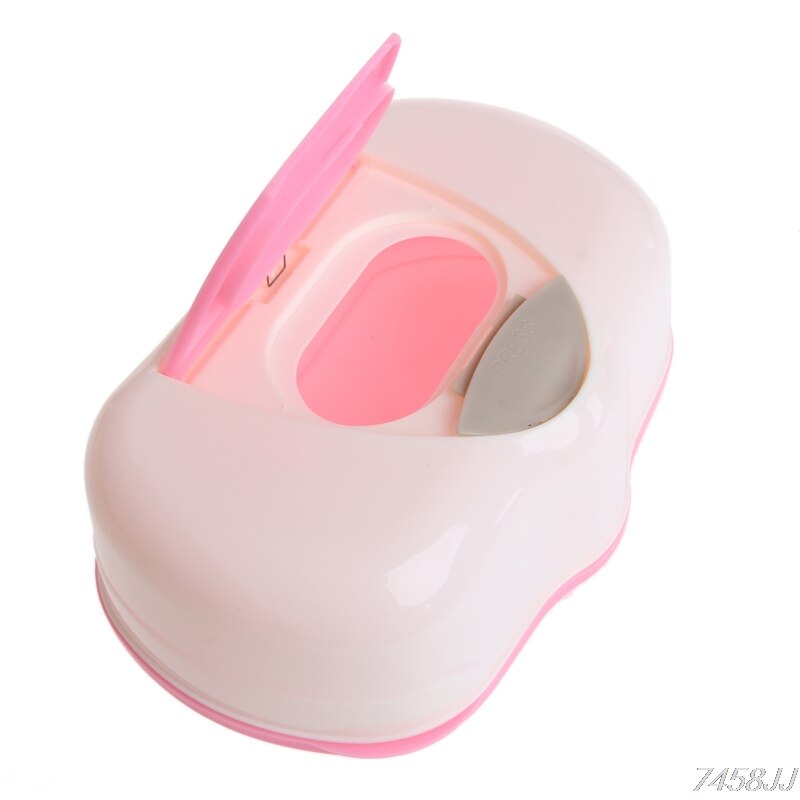 Tissue Box Wet Wipes Plastic Case Toilet Paper Storage Case Napkin Meals Paper Organizer Refillable Container 80 Sheets Storage