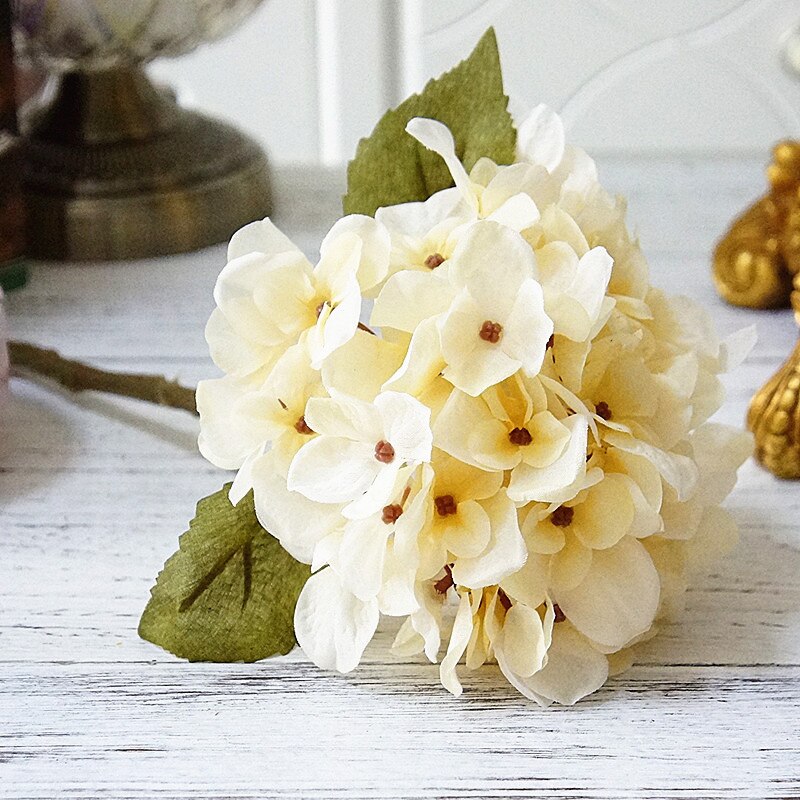 Kunstbloemen Zijden Hortensia Bruid Boeket Bruiloft Thuis Nieuwjaar Decoratie Accessoires Voor Vaas Bloemstuk