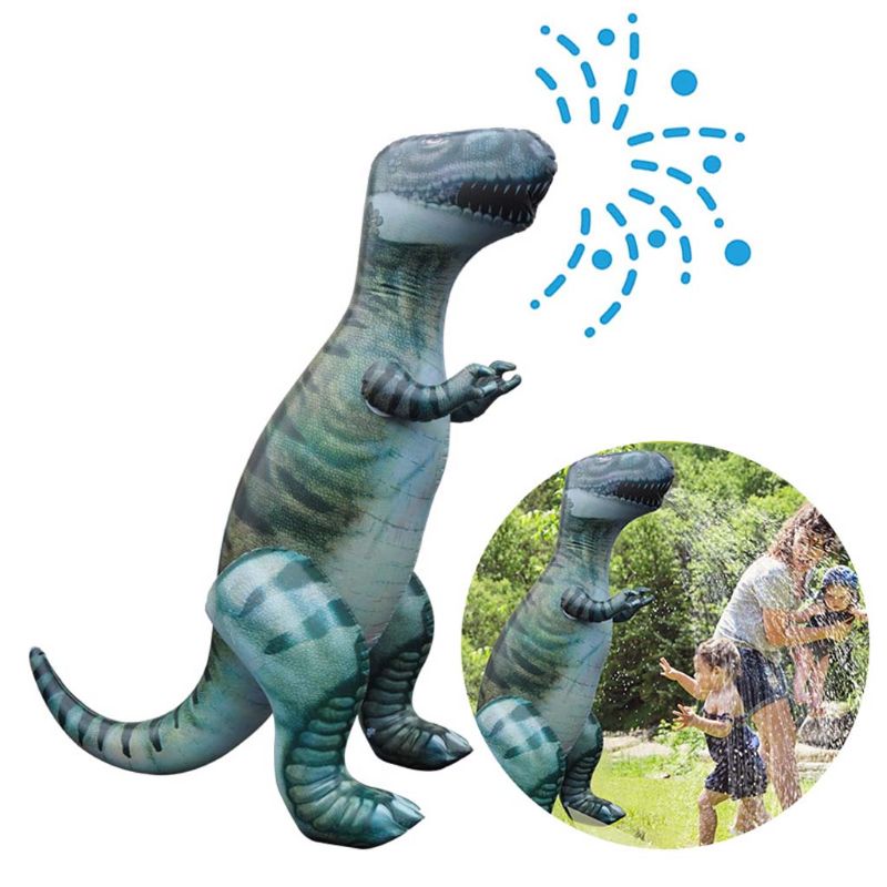 Opblaasbare Dinosaurus Squirt Water Speelgoed Voor Kinderen Zomer Zwembad Strand Tuin Outdoor Game Waternevel Dinosaurus