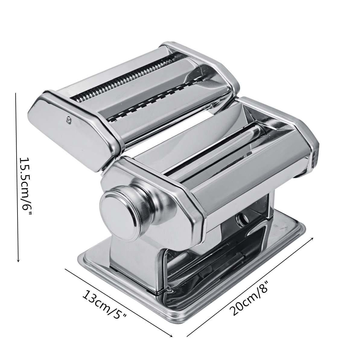 Stainless Steel Noodle-Maker Roller-Machine Fresh Pasta Maker Roller Machine for Spaghetti Noodle Fettuccine Dumpling Maker