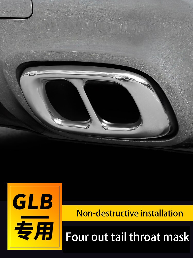 glb x247 exhaust for Mercedes glb200 220 250 exhaust pipe tail throat muffler accessories