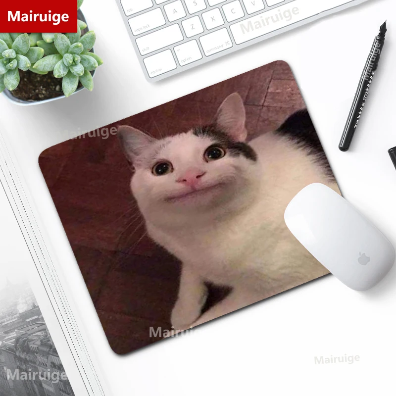 Funny Meme Small Mouse Pad Kawaii Office Mat Gamer Rugs Cute Desk Mats Gaming Accessory Mouse Table Carpet Surface for Computer