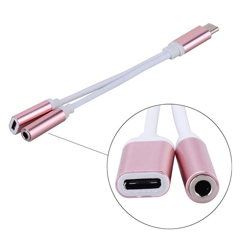 Adapter Cables For Apple Audio Charging Connector For Moto Audio Splitter To 3.5mm Headphone Adapter AUX Splitter