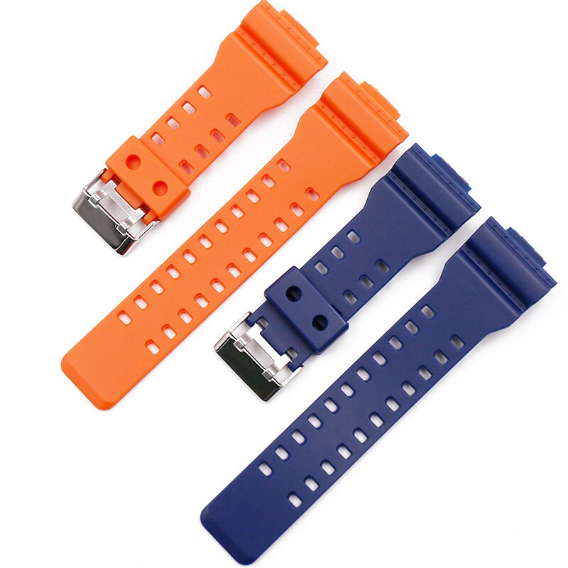 22mm uhrenarmbänder für casio g-shock, sportarmbänder für casio smartwatches, harz-uhrenarmbänder für ga -110gb ga -100 gd120 ga-700