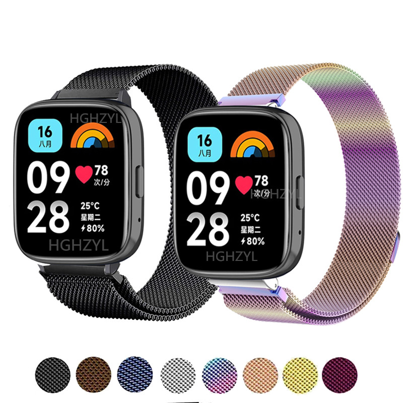 Rem til redmi watch 3 active metallarmbånd i rustfritt stål klokkerem til xiaomi redmi watch 3 active correa-rem smartklokker