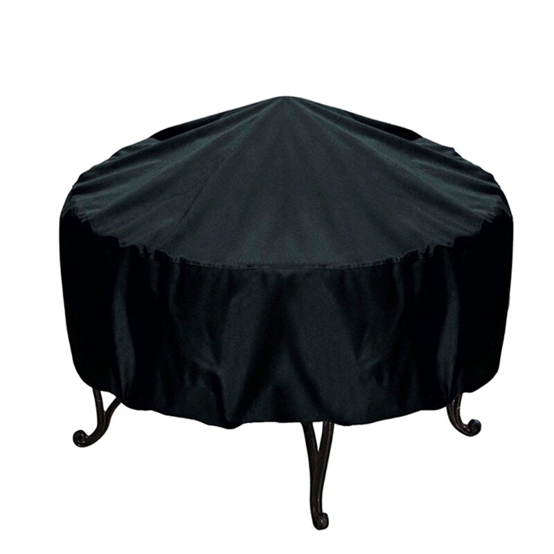 Fire Pit Cover Waterproof Firepit Covers for Outdoor Waterproof Patio Fire Table Cover Tear Resistant Anti-UV Fire Bowl Covers