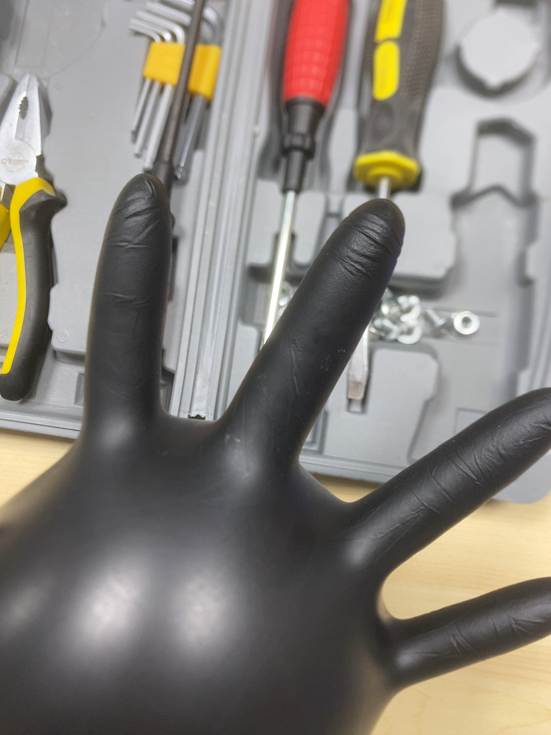 Zwart Wegwerp Nitril Handschoenen Werk Voedsel Koken Handschoenen Keuken Waterdichte Schoonmaak Handschoenen