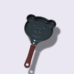 Mini sartén de tortilla con dibujos animados divertidos, sartén antiadherente para desayuno, huevos, tortitas, utensilios de cocina, Wok: B--Pig