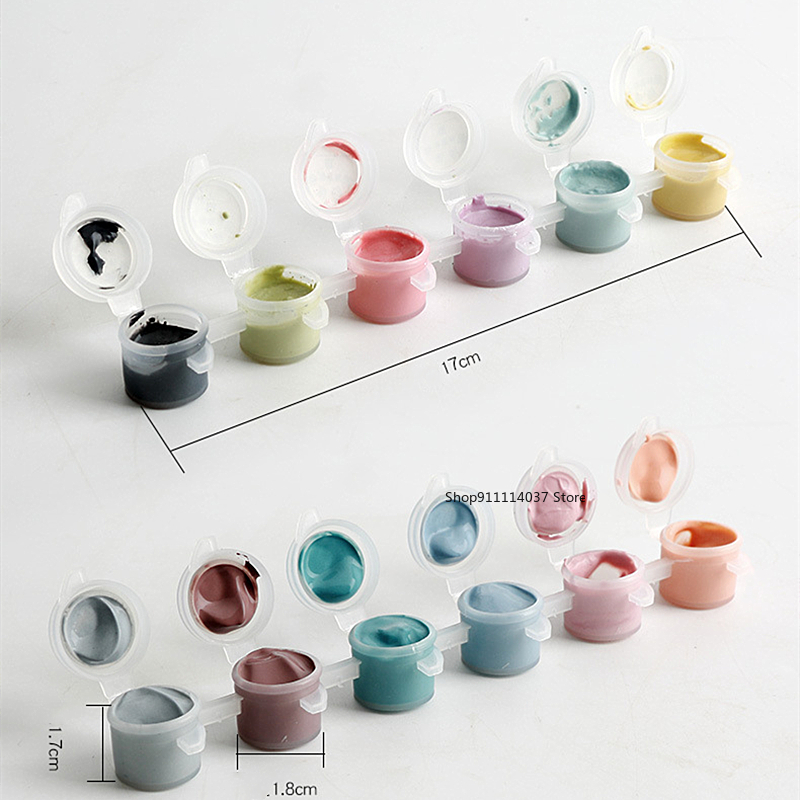 6 farben einstellen Keramik Pigment Kunst Unterglasur Jingdezhen keramik Gemalt malerei Pigment Mittel temperatur backen farbe XJ47