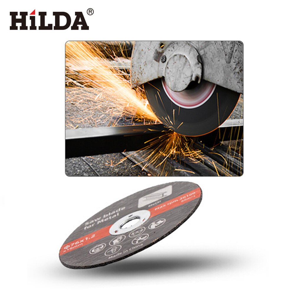 1/10pcs 76mm Metal Cutting Discs Cut Off Wheels Grinding Discs Wear Resistance Angle Grinder Wheel Power Double Net Cutting Disc