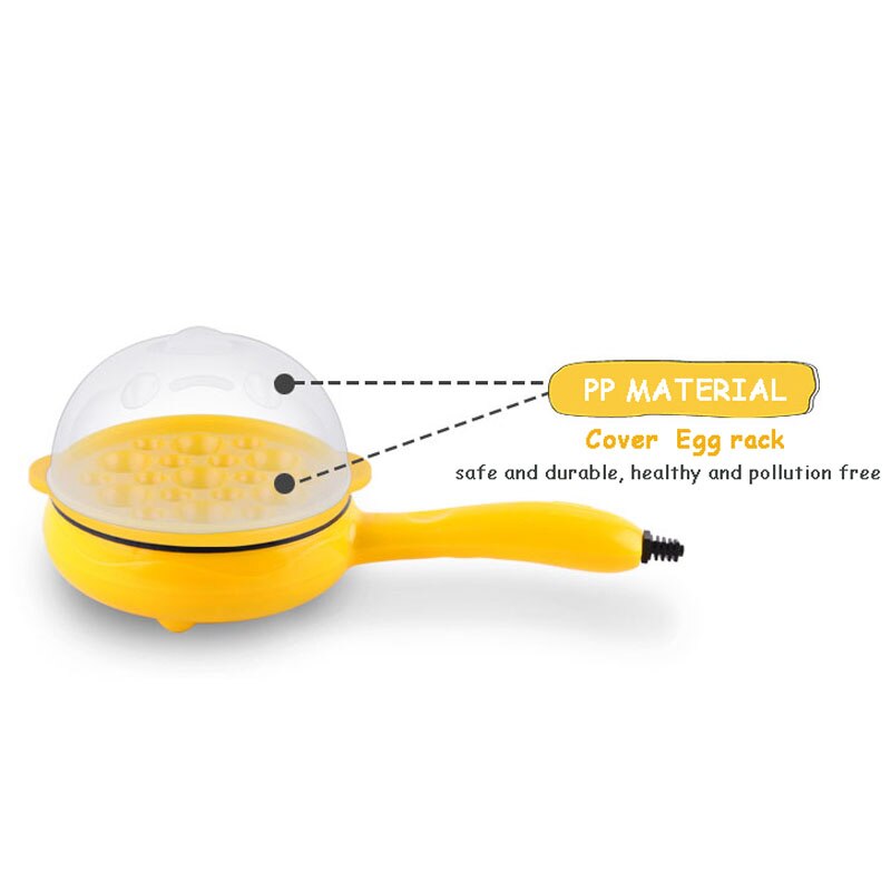 Betohe mini huishoudelijke ei-omelet pannenkoeken elektrische gefrituurde biefstuk antiaanbakpan gekookte eieren boiler stoomkoker ontbijtmaker