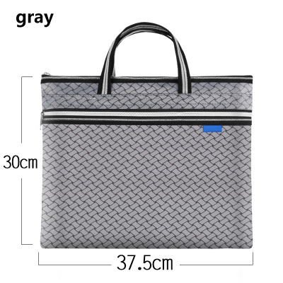 4 Color Commercial Business Document Bag A4 Tote file folder Filing Bag Meeting Bag Side Zipper Pocket office bags for documents: 8