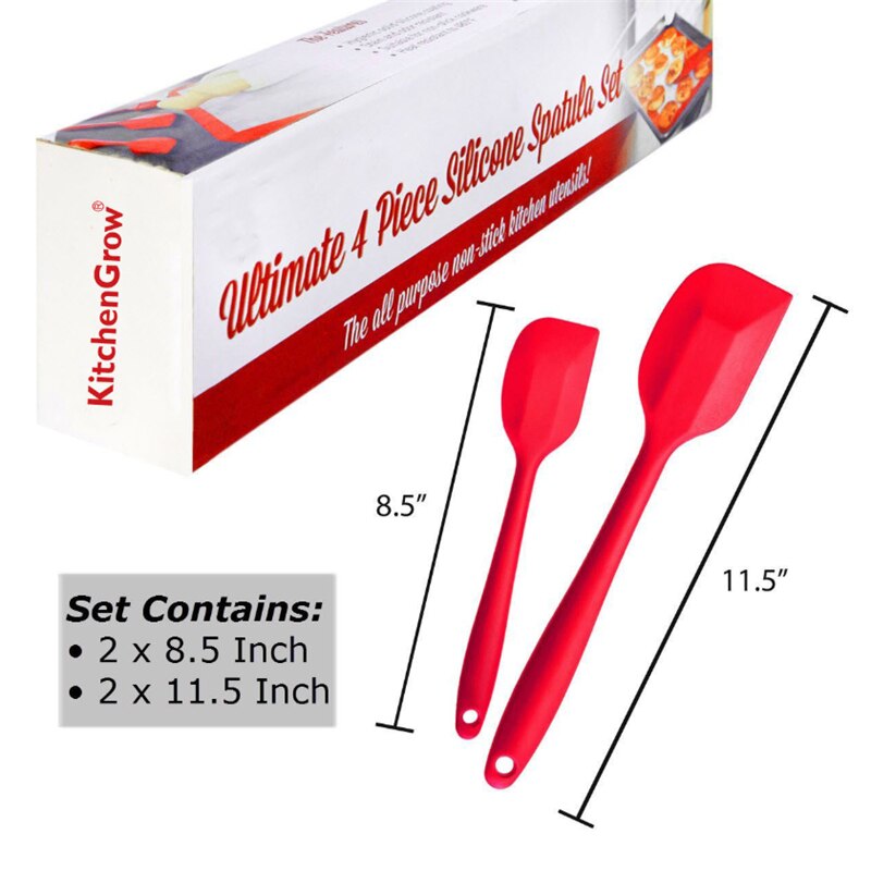 Supply Of 4-Piece Integrated Silicone Scraper Set Combination Baking Tool Set