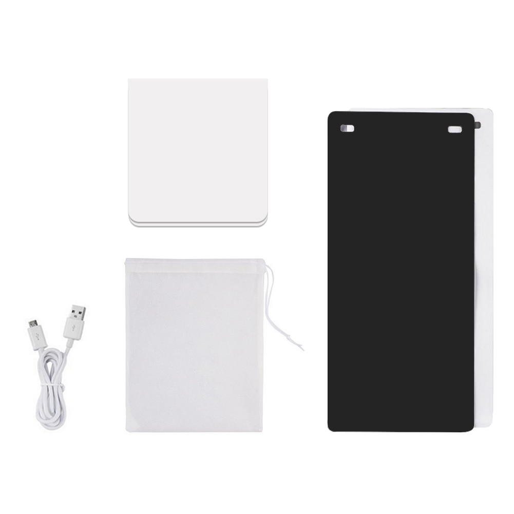 40cm Portable Folding Lightbox Photography Studio Softbox LED Light Soft Box Tent Kit for Phone DSLR Camera Photo Background