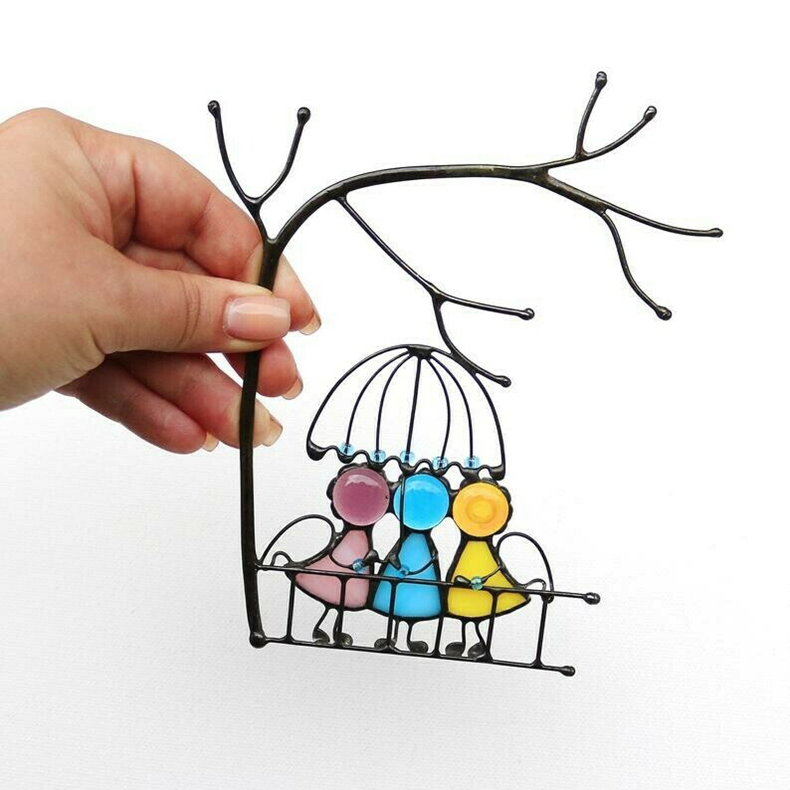 30 # Angels Paar Liefde Window Art Gordijnen Ornament Suncatcher Woonkamer Party Decoratie Home Decor