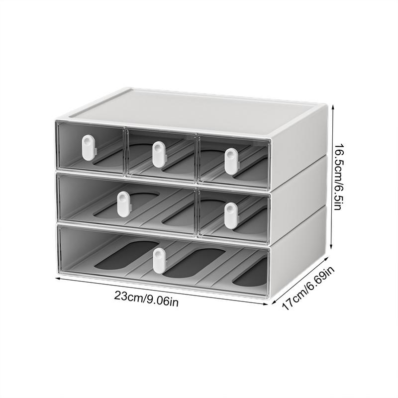 Tabletop Drawer Organizer Desktop Storage Drawers Stackable Desktop Storage Drawers Clear Desktop Storage Box For Workplace Home