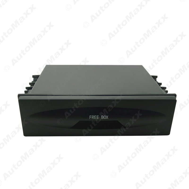 1 din størrelse bilstereo instrumentbræt montering montering genmontering trim fascia spacer lomme kassette skuffe opbevaringsboks  #am1574