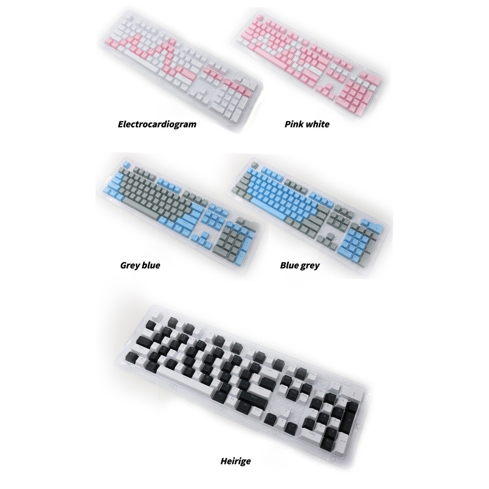 mechanical keyboard 104-key ABS keycap set backlit mechanical keyboard + send a set of keycaps