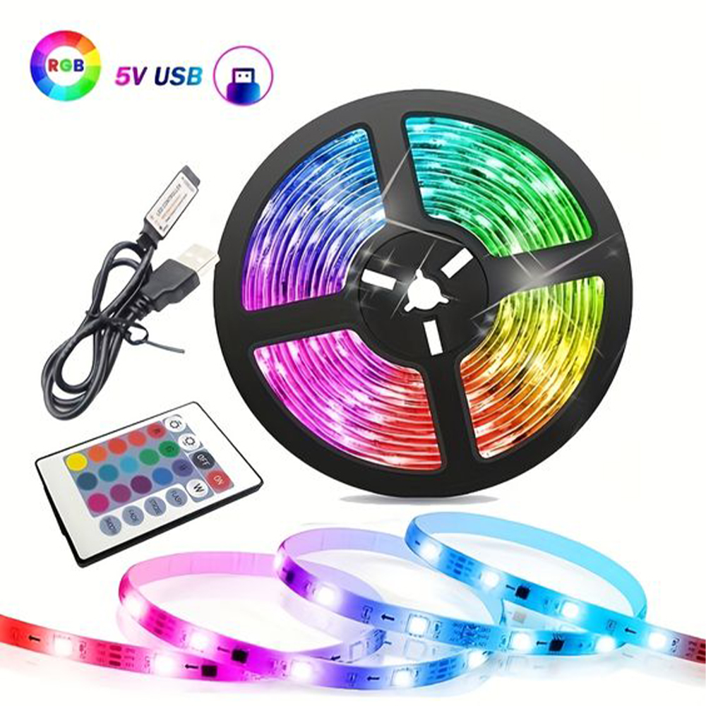 1M/2M/3M 5V USB LED Streifen Licht SMD 5050 flexibel TV Schreibtisch Bildschirm hintergrundbeleuchtung Farbwechsel Schlafzimmer Dekoration Lampe DIY Beleuchtung