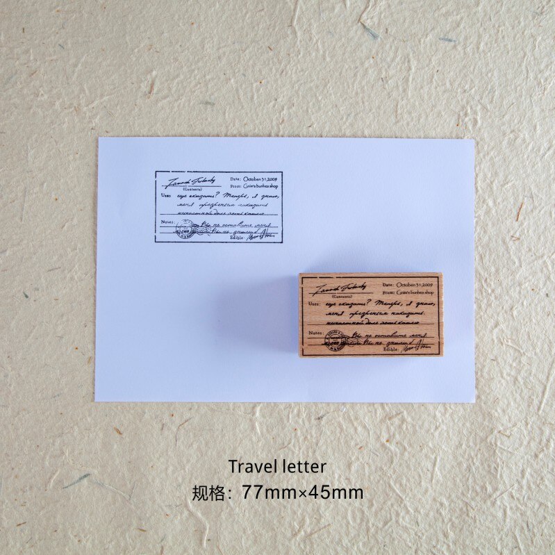 årgang personlig brev beste ønsker notater stempel diy tre gummistempler til scrapbooking skrivesaker scrapbooking standard stempel: F
