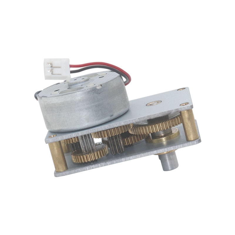 Flat Gearbox High Torque Gear Motor 3v-12v Low Speed Noise Micro Metal Motor Reductor Reversible CW CCW Hard Metal Gear Motors
