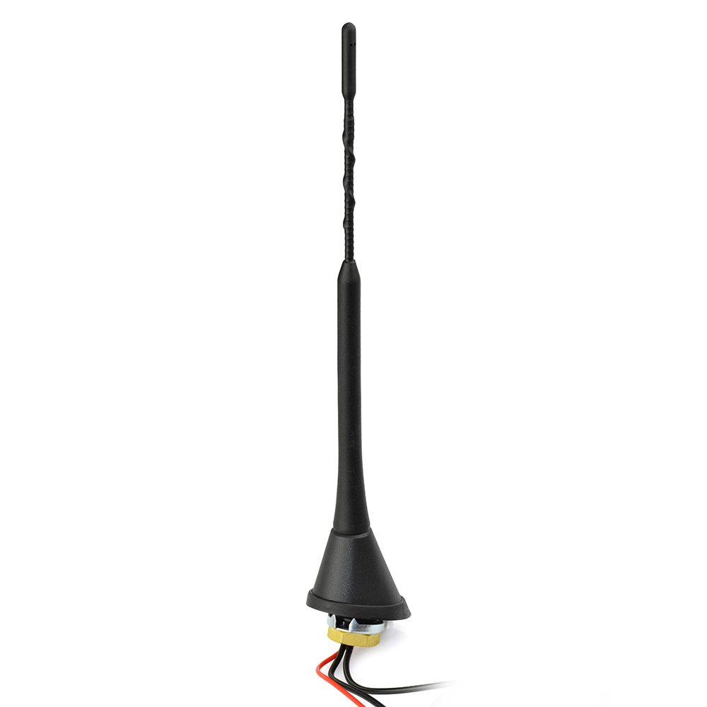 Antena digital com amplificador para antena, superbat, suporte universal para teto, dab + am/fm, antena de rádio aéreo conector smb,