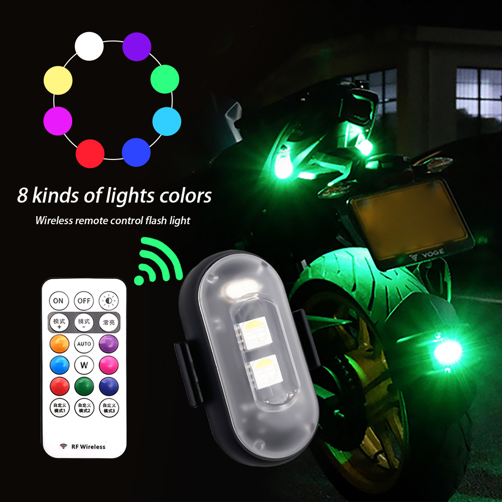 Draadloos licht Vliegtuigen Vliegtuig Helikopter Waarschuwingslichten RGB Led Vliegtuigen Stroboscooplichten Motorverlichting LED-flitspositie