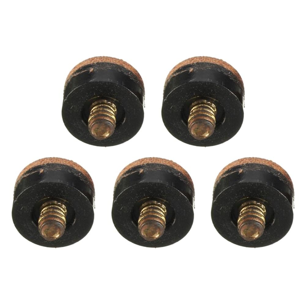 5 stk./pakke 10/11/12/13mm stk. billard-udskiftningssæt, poolkøspidser, billardkøstikdåser, påskruningsspidser til snooker