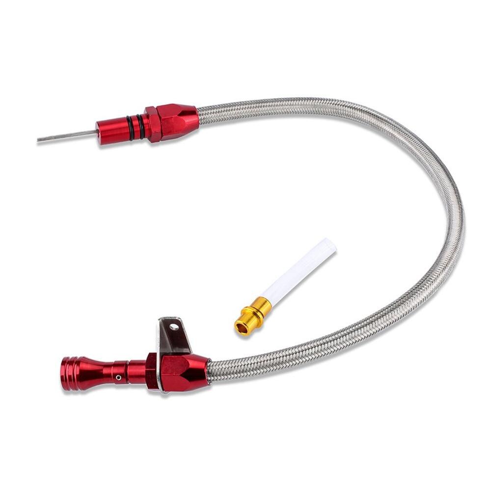 Auto Modification Parts Universal Dipstick Stainless Steel Measuring Oil Gearbox Oil Dipstick 530mm Dipstick