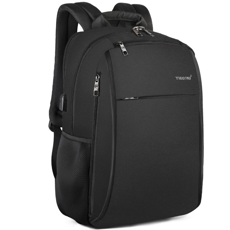 Tigernu nova anti incrustação moda 15.6 polegada portátil mochila homem material à prova dwaterproof água com 4.0a porta de carregamento usb bolsa viagem casual: Default Title