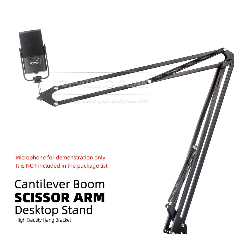 For RODE NT-USB NT USB NTUSB MINI Microphone Stand Holder Mount Clamp Mic Desktop Suspension Cantilever Scissor Boom Arm Bracket