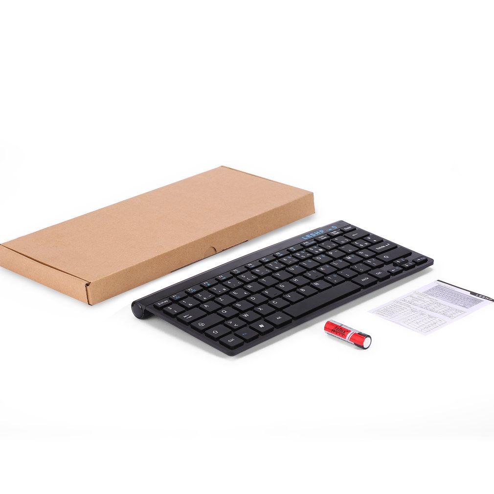 Universal Compact Durable Slim Portable Wireless 3.0 Keyboard with Built in Rechargeable Battery: FR