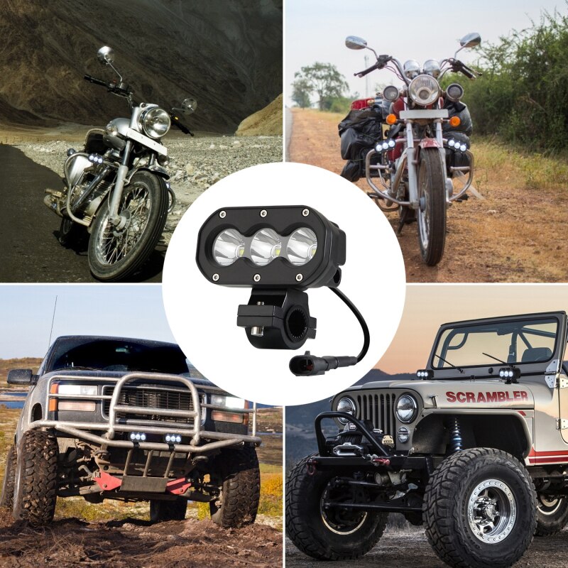 2 Stuks Led Verlichting Rijden 60W 6000K Mistlampen Voor Auto Motorfiets Off Road Truck Led Auto koplampen